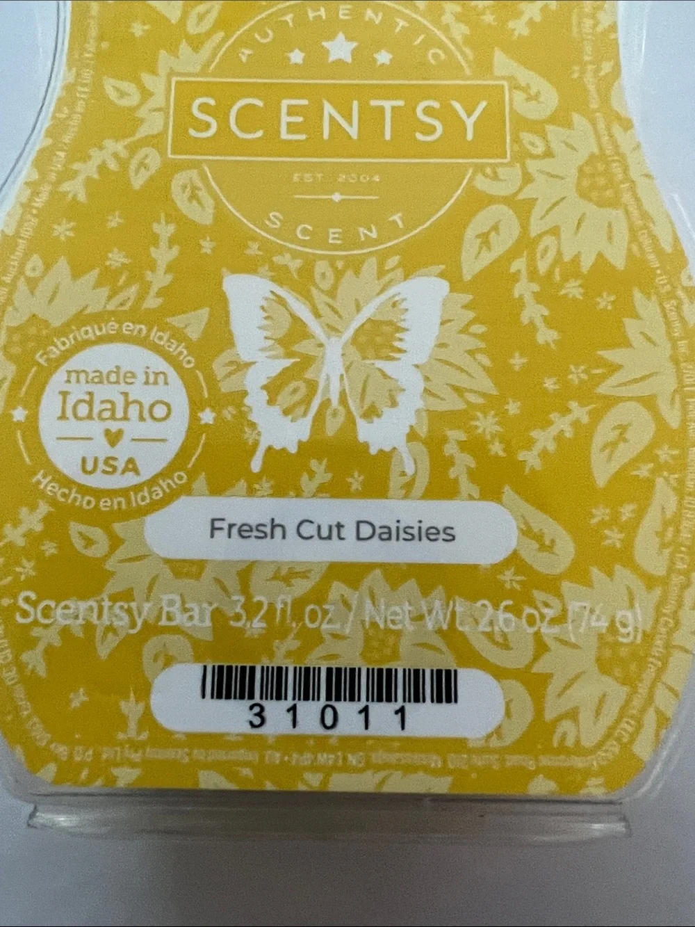 RETIRED/DISCONTINUED Scentsy Fresh Cut Daisies Wax Bar